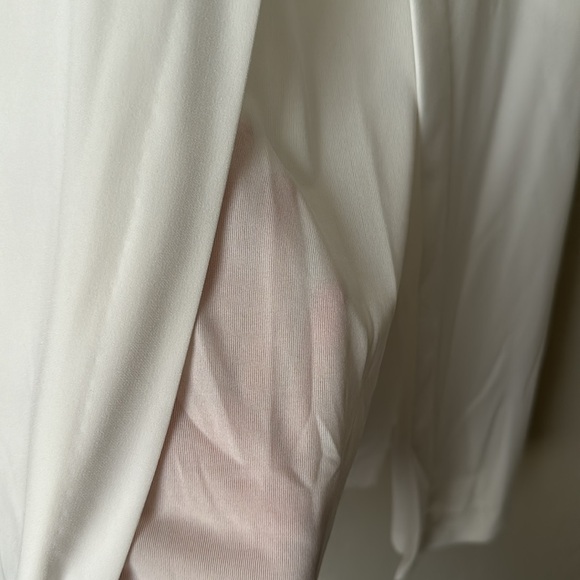 Zara White Draped Dress - Picture 10 of 11